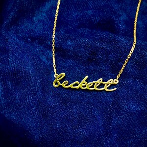 Personalized 925 Sterling Silver Name Necklace: Custom Jewelry Gift