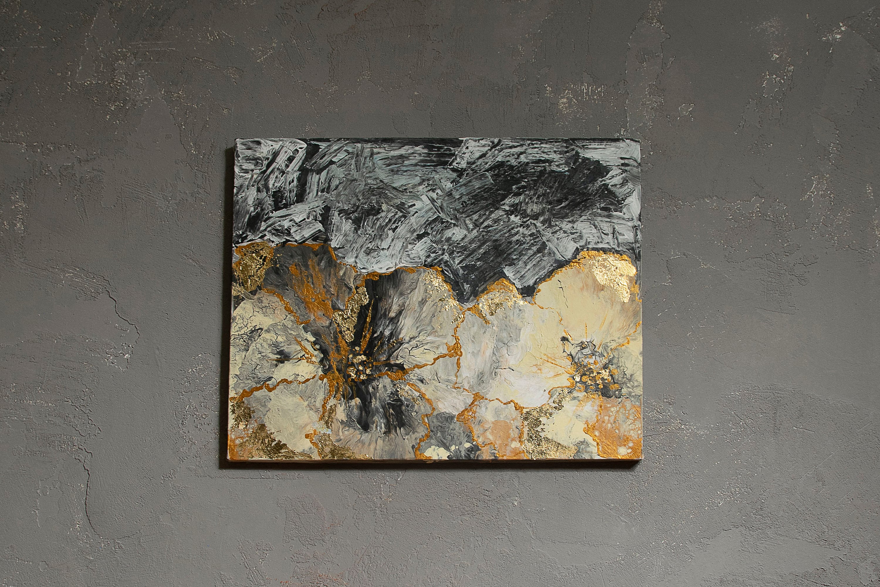 Marble wall decor modern art home decor large wall Etsy