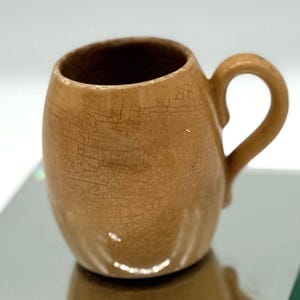 Adorable 19th Century Early Mettlach Miniature Beer Stein by Villeroy & Boch