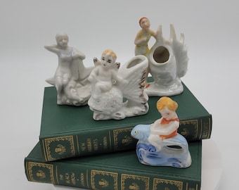 Figuras de sirena vintage de estilo kitsch hechas en Japón, a tu elección