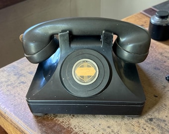 Vintage Stromberg Carlson Black Desk Telephone