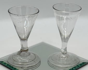 18世紀の不透明ツイストワイングラス、1760年頃 - Etsy 日本