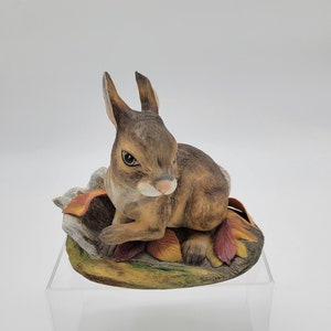 Vintage Boehm England Porcelain Cottontail Rabbit Figurine