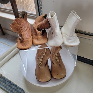 Antique Edwardian Victorian Leather Baby Boots Girls Boots Your Choice