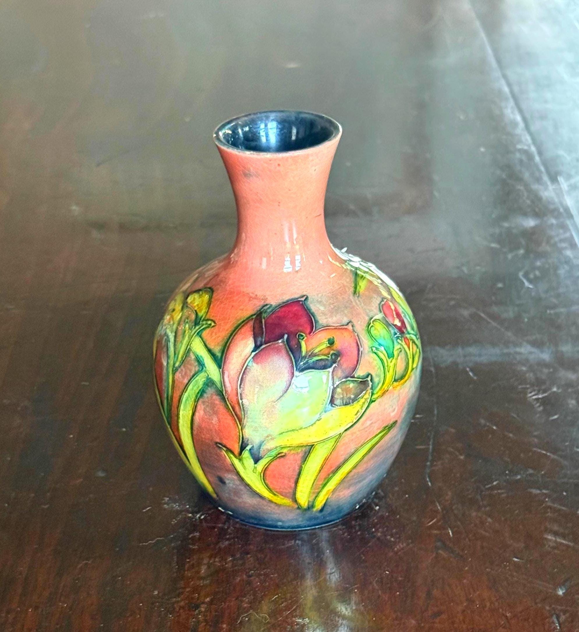 Moorcroft ムーアクラフト フラワーベース ムーアクロフト 花器 花瓶 Moorcroft ムーアクラフト フラワーベース ムーアクロフト 花器 花瓶