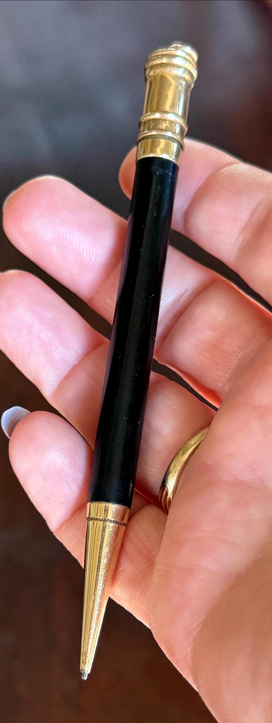 Antique Parker Gold Filled Propelling Pencil: Chatelaine