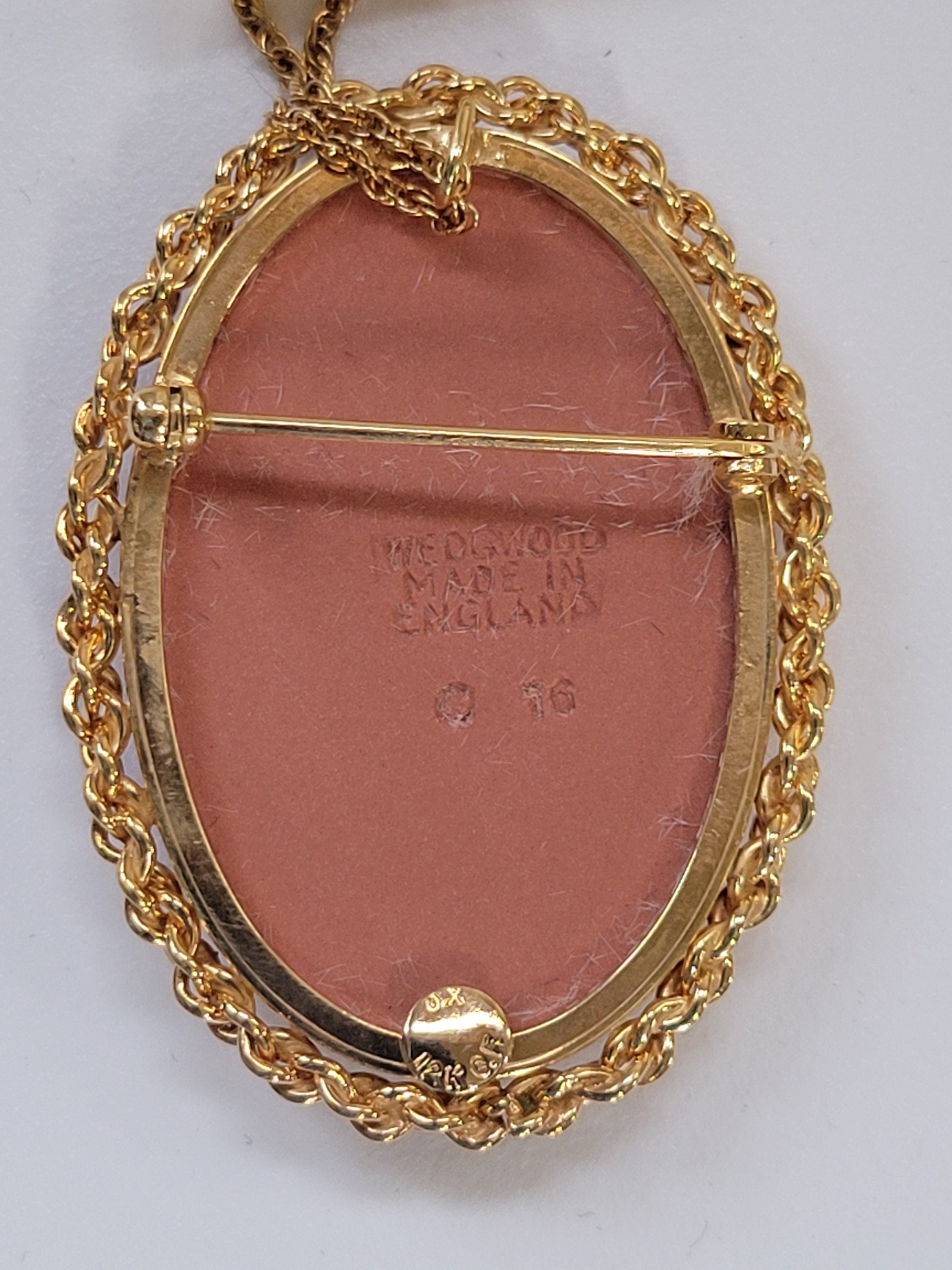 ヴィンテージ ウェッジウッド ジャスパーウェア キューピッドカメオ