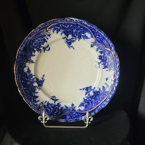 Antique Flow Blue Wedgwood "Roma" 8 inch Plate
