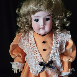 Antique German Bisque Head Doll W/Composition Body Excellent Condition circa Early 20th Century image 5