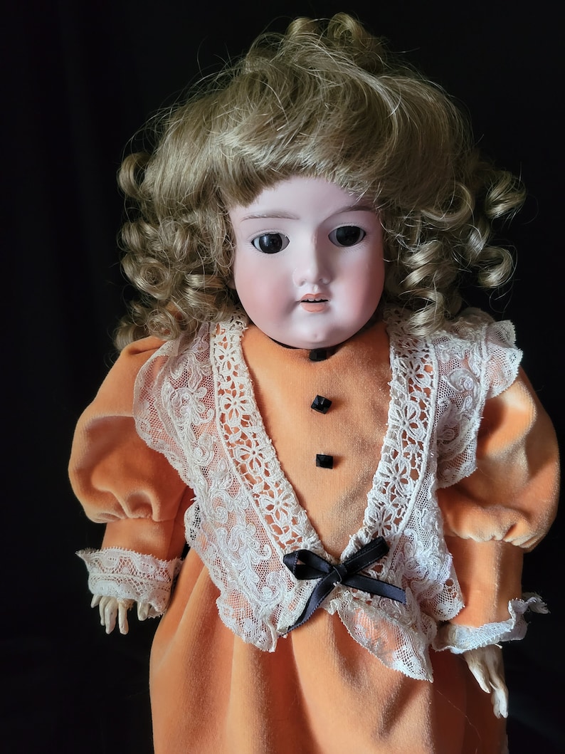 Antique German Bisque Head Doll W/Composition Body Excellent Condition circa Early 20th Century image 5