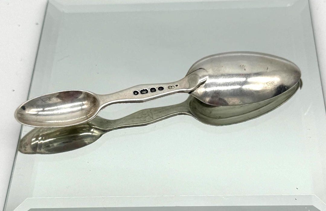Antique English Silver Medicine Spoon: London Hallmarked, George