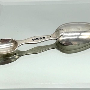 Antique English Silver Medicine Spoon: London Hallmarked, George Dams 1842