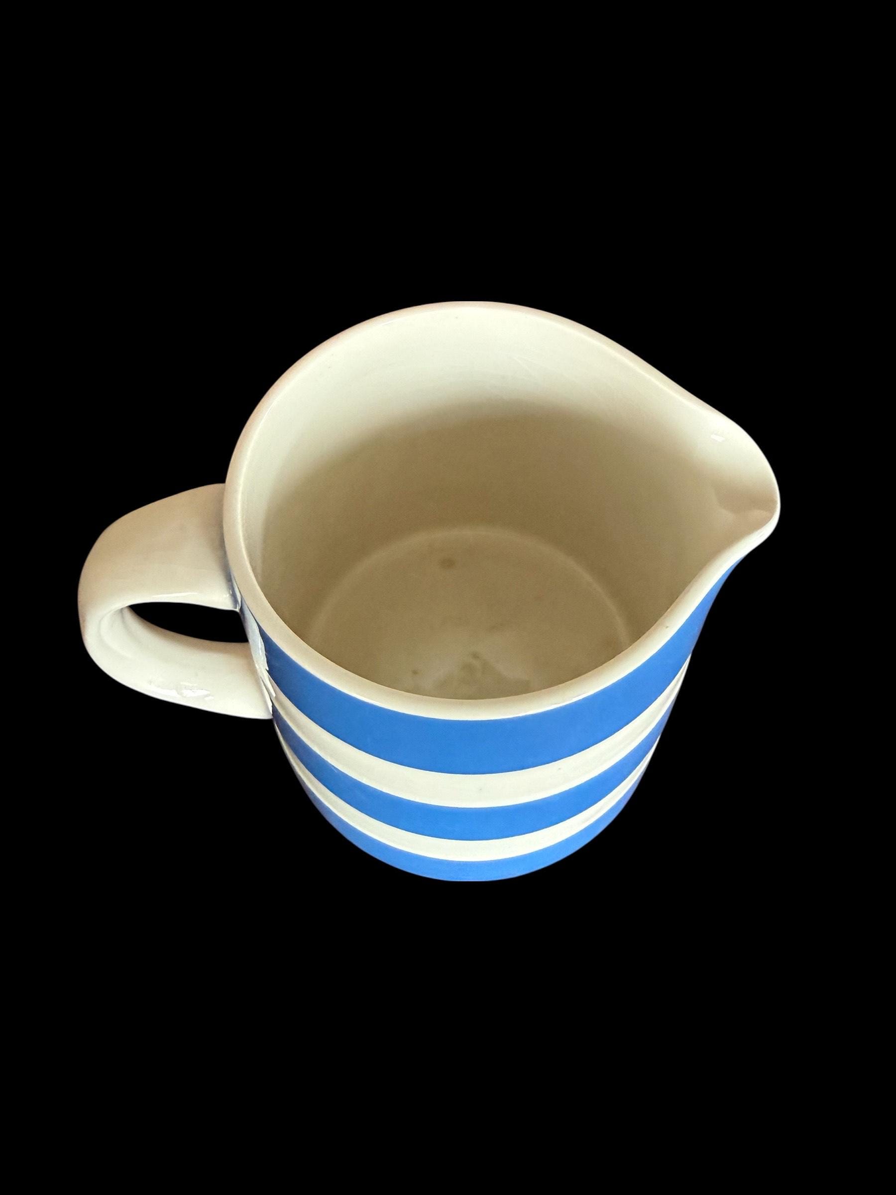 ヴィンテージ コーニッシュウェア ブルー＆ホワイト ストライプ