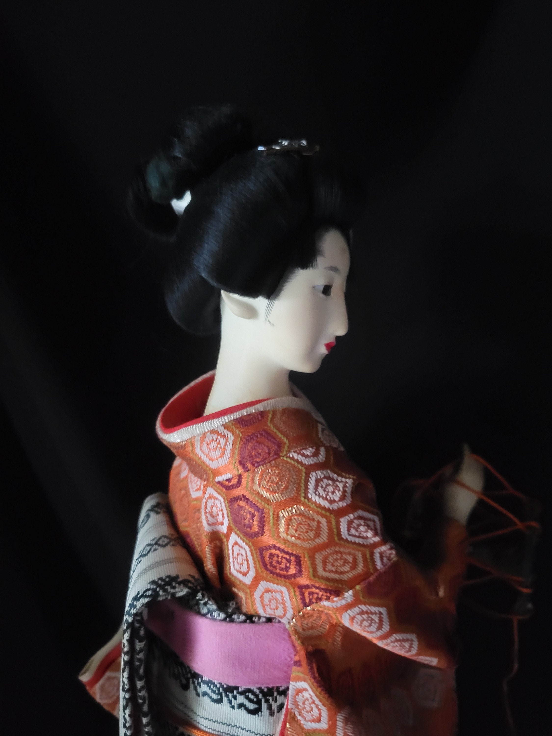 Vintage Yoshitoku Japanese Geisha Doll 17 Large and Etsy