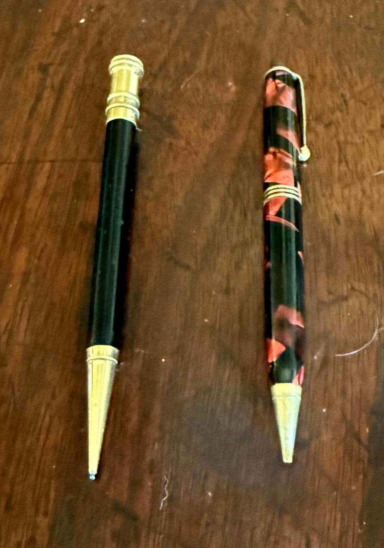 Antique Parker Gold Filled Propelling Pencil: Chatelaine