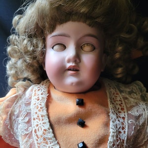 Antique German Bisque Head Doll W/Composition Body Excellent Condition circa Early 20th Century image 10