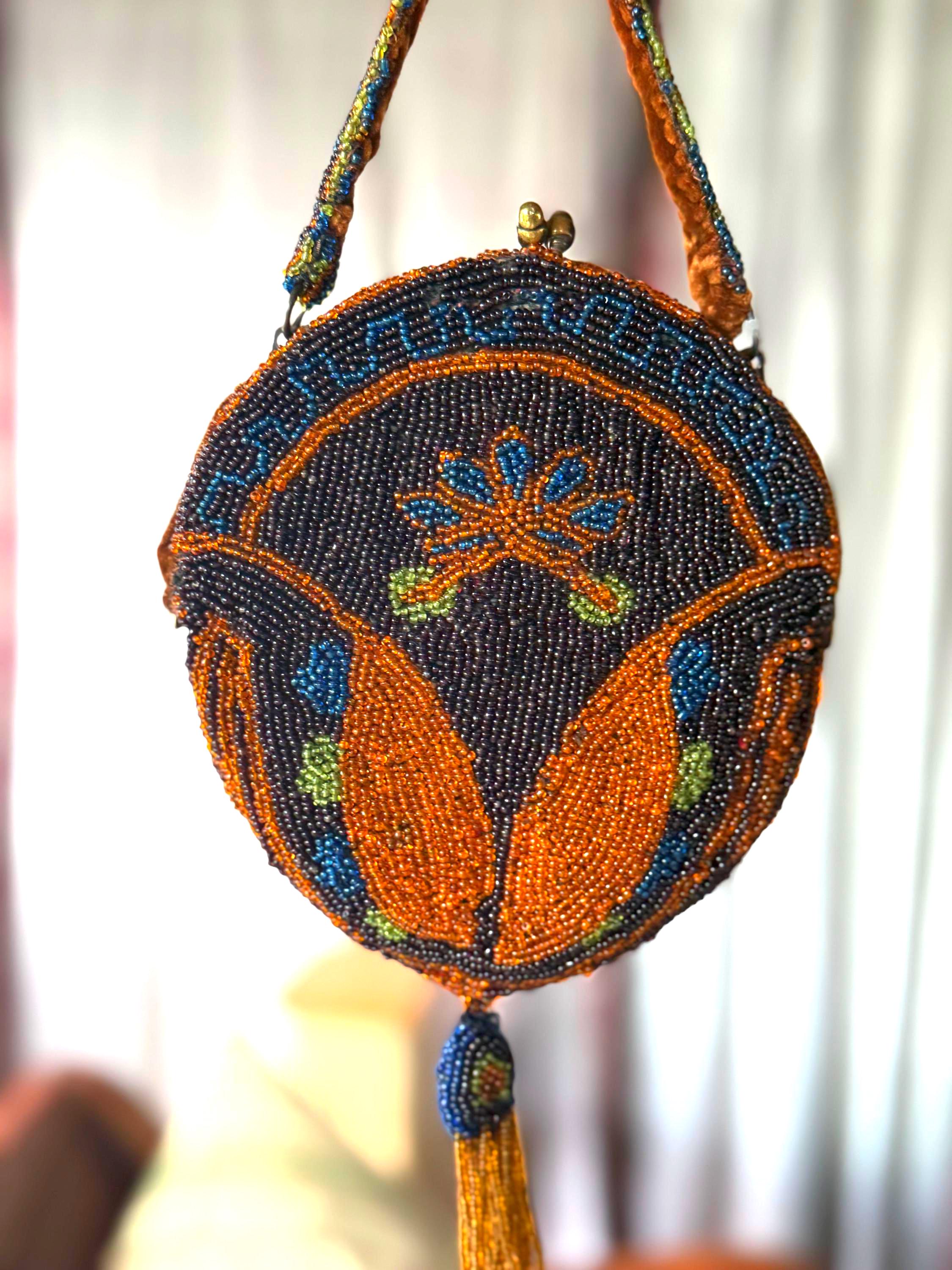 Bagteria ビーズ刺繍バッグ　ボックスイブニングバッグ　バッグテリア ビーズ刺繍ボックスクラッチバッグ/MOB008【結婚式/オケージョン