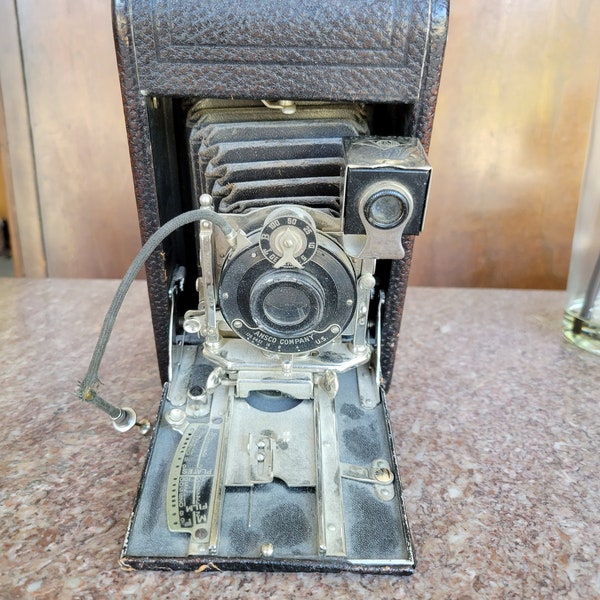 Antique 1912 Ansco Folding Camera No 3 A Very Good Condition