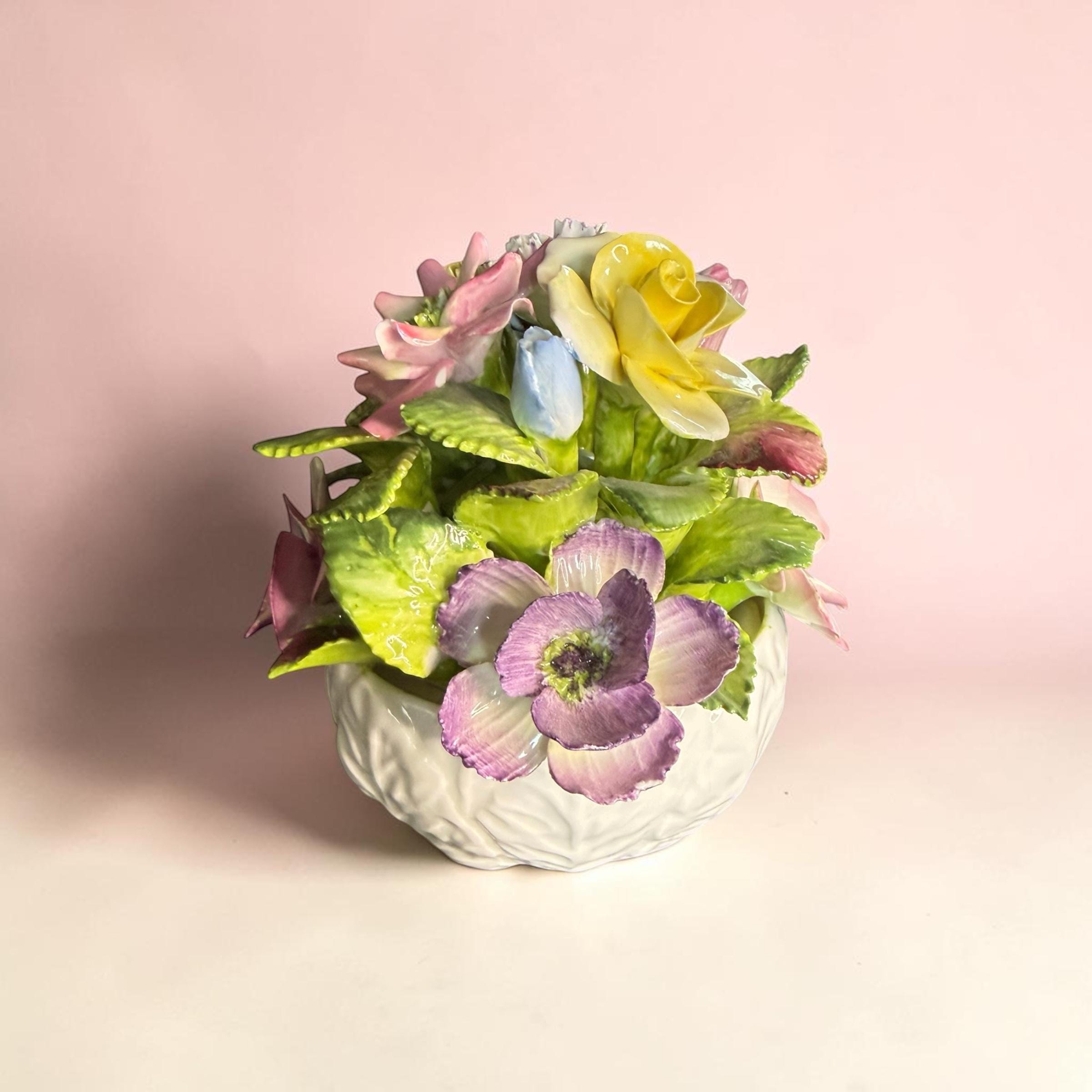 Coalport Flower Basket - Etsy