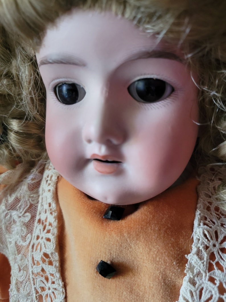 Antique German Bisque Head Doll W/Composition Body Excellent Condition circa Early 20th Century image 3