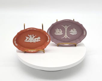 Vintage Wedgwood Jasperware Trinket Dishes, Lilac or Terracotta, Your Choice