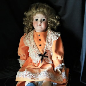 Antique German Bisque Head Doll W/Composition Body Excellent Condition circa Early 20th Century image 1