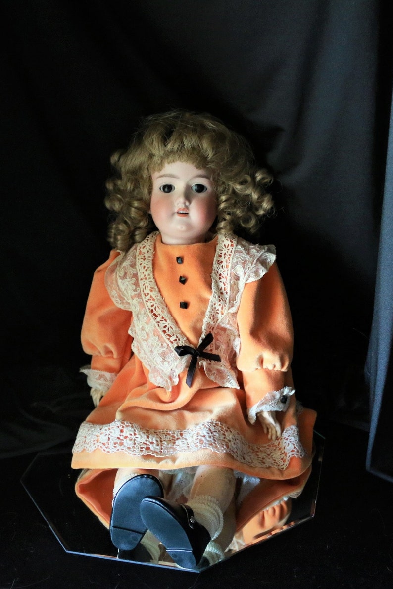 Antique German Bisque Head Doll W/Composition Body Excellent Condition circa Early 20th Century image 1