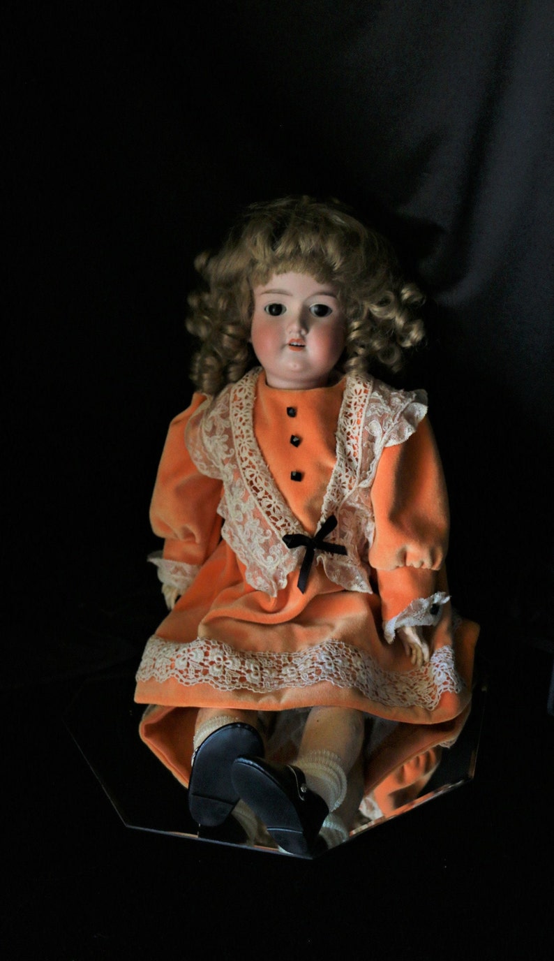 Antique German Bisque Head Doll W/Composition Body Excellent Condition circa Early 20th Century image 2