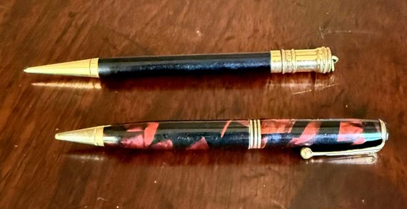 Antique Parker Gold Filled Propelling Pencil: Chatelaine