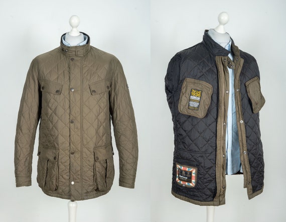 Men's Barbour International Ariel Profile Quilted… - image 1