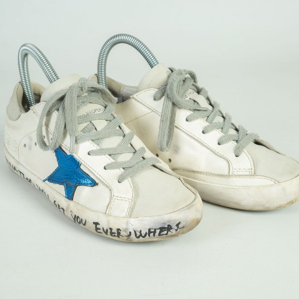 Women's Golden Goose GGDB Sneaker White Shoes Keds Size 37