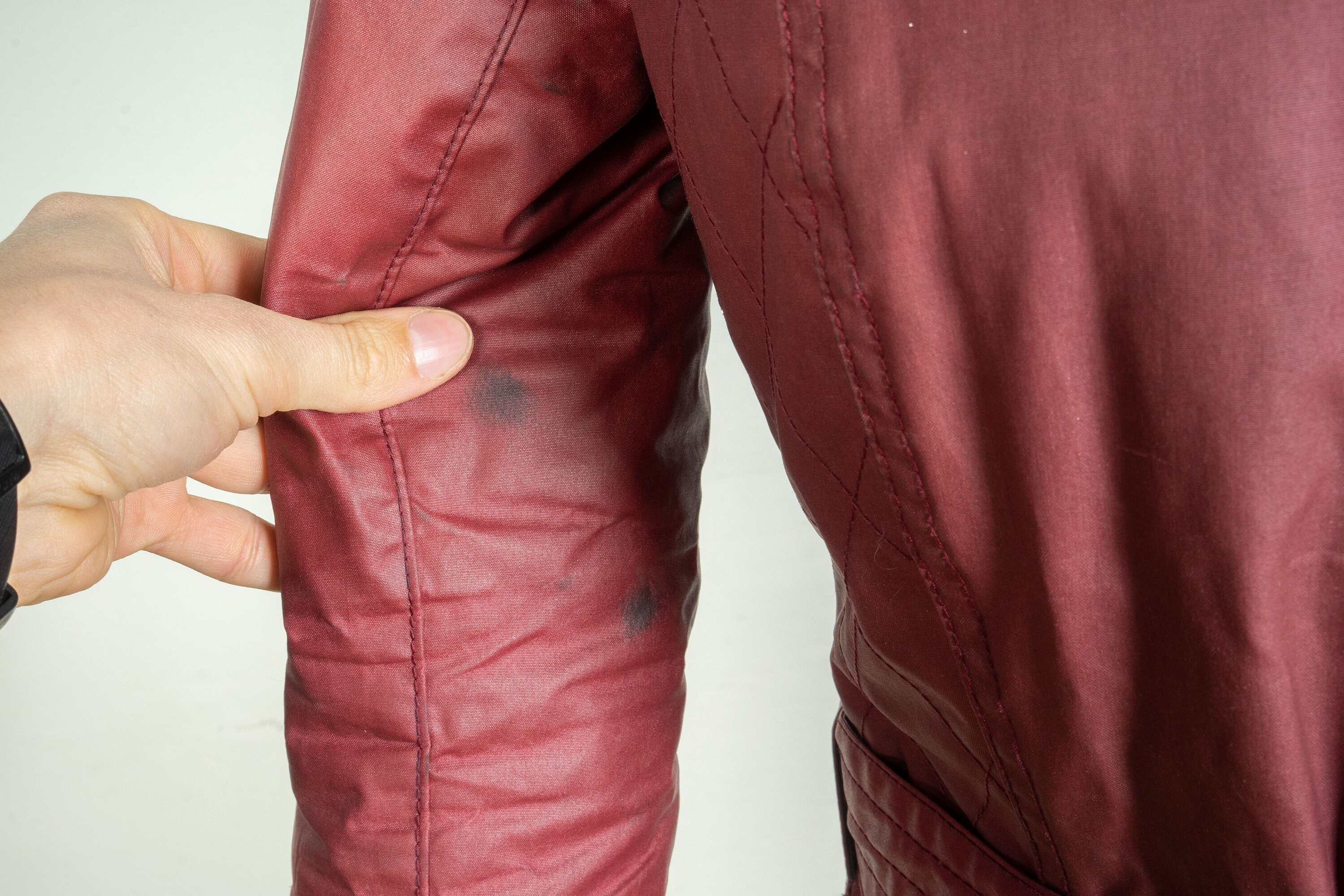 Burgundy wax jacket shop
