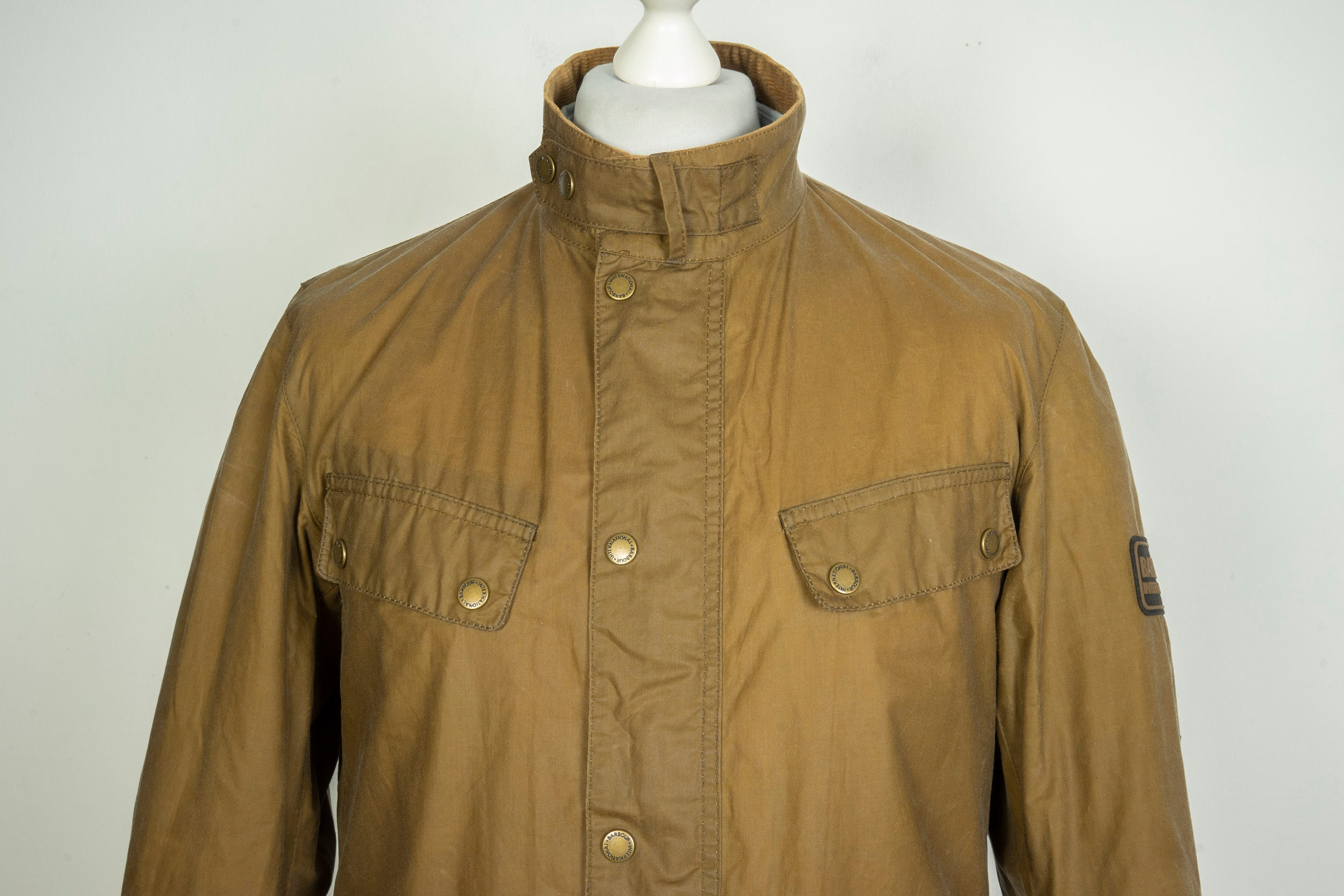Barbour duke jacket Orange sale