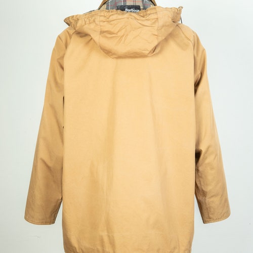 Mens Barbour Classic Beaufort Hooded Cotton shops Brown Jacket Size L