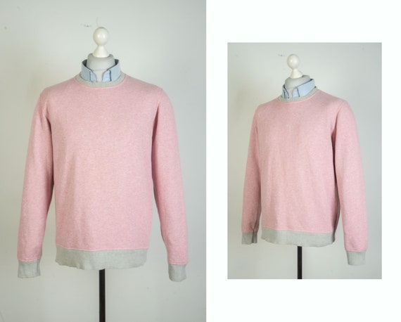 Mens Folk 5 Pink Longsleeve Jumper Sweater Jacket Size XL Etsy