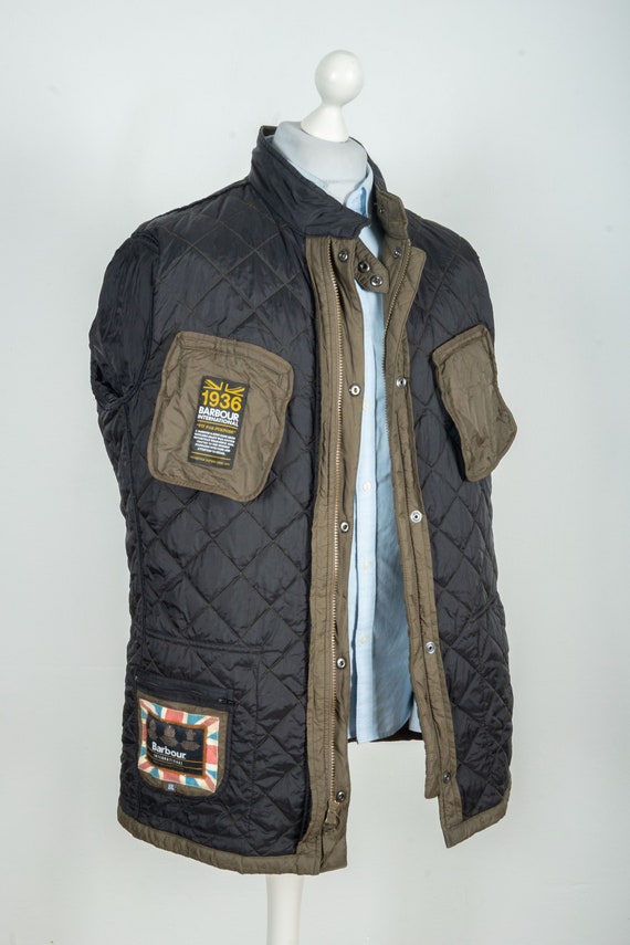 Men's Barbour International Ariel Profile Quilted… - image 8