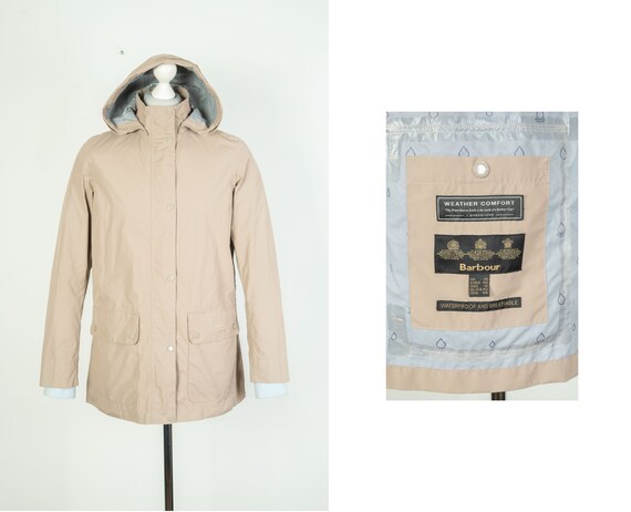 Ladies Barbour Fourwinds Weathercomfort Hooded Jacket Parka Size
