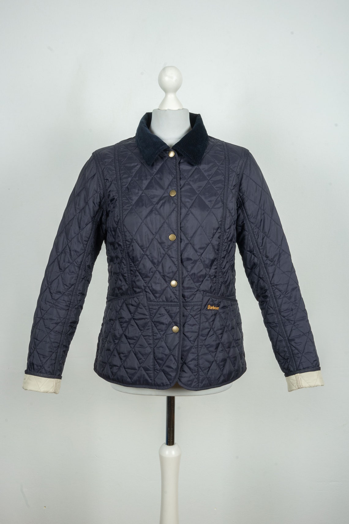 Women's Barbour Summer Liddesdale Navy Quilted Jacket Size Etsy