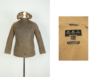 Barbour winter force parka olive online