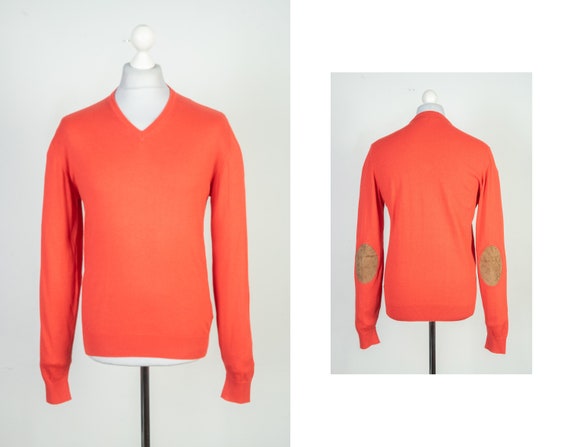 Men s Hackett London Cotton Cashmere Sweater Jumper Long Sleeve