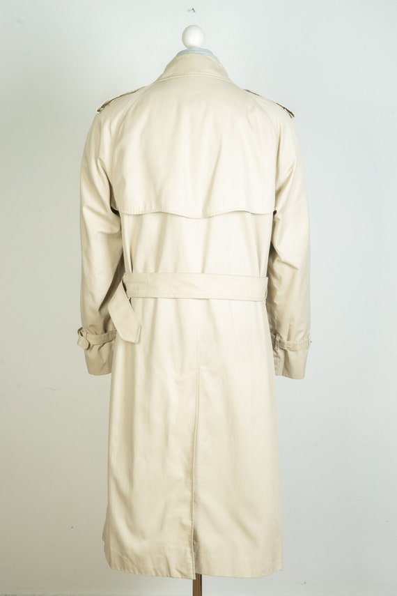 Burberrys Belted Double Breasted Beige Trench Coat - image 7