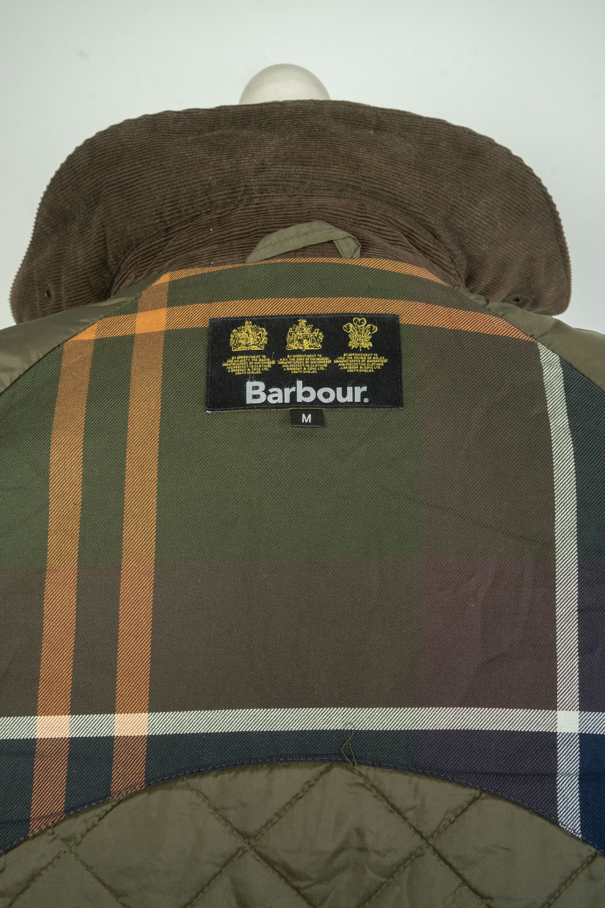 Barbour store strathyre olive