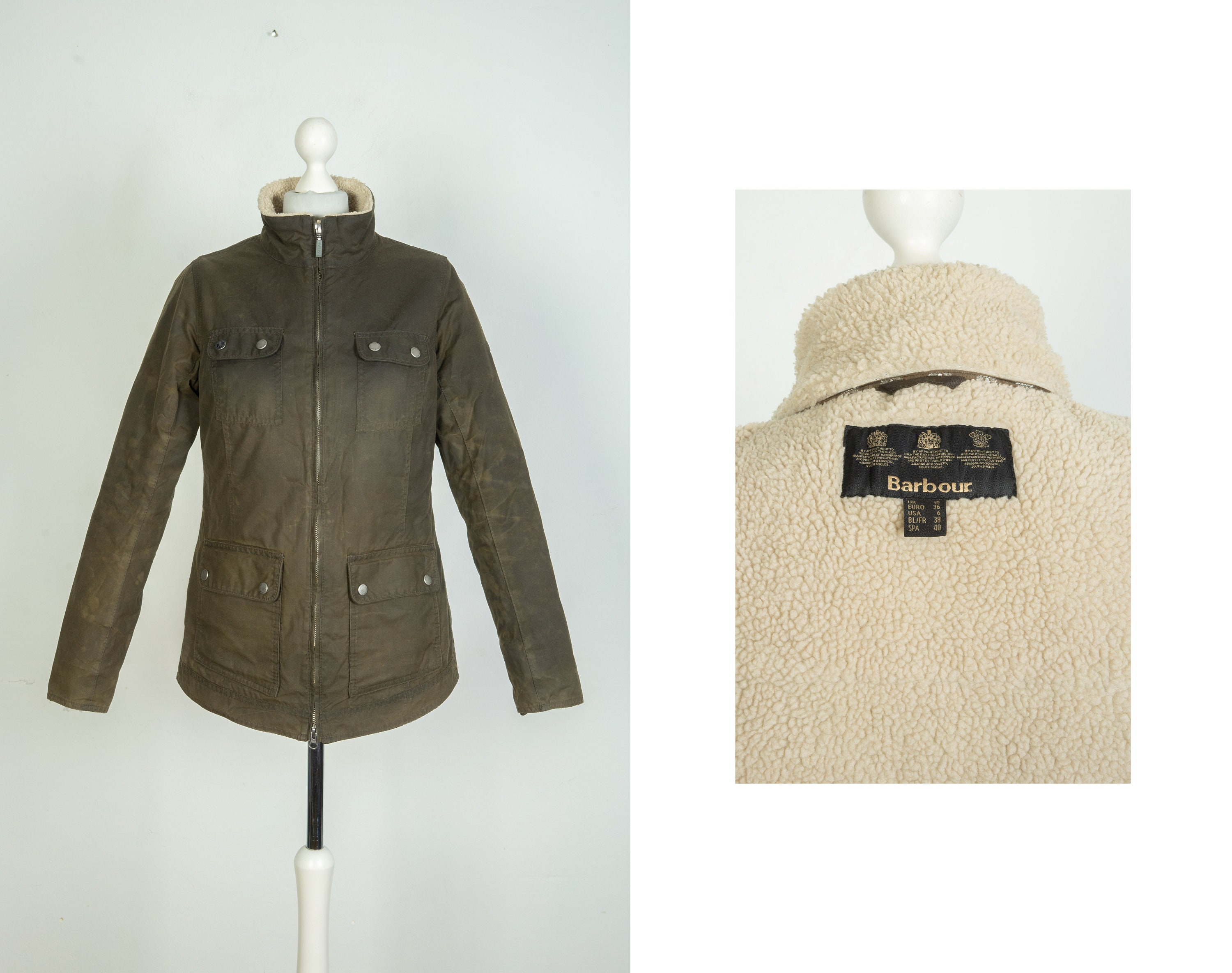 Barbour Jacket Women Size 18 Etsy