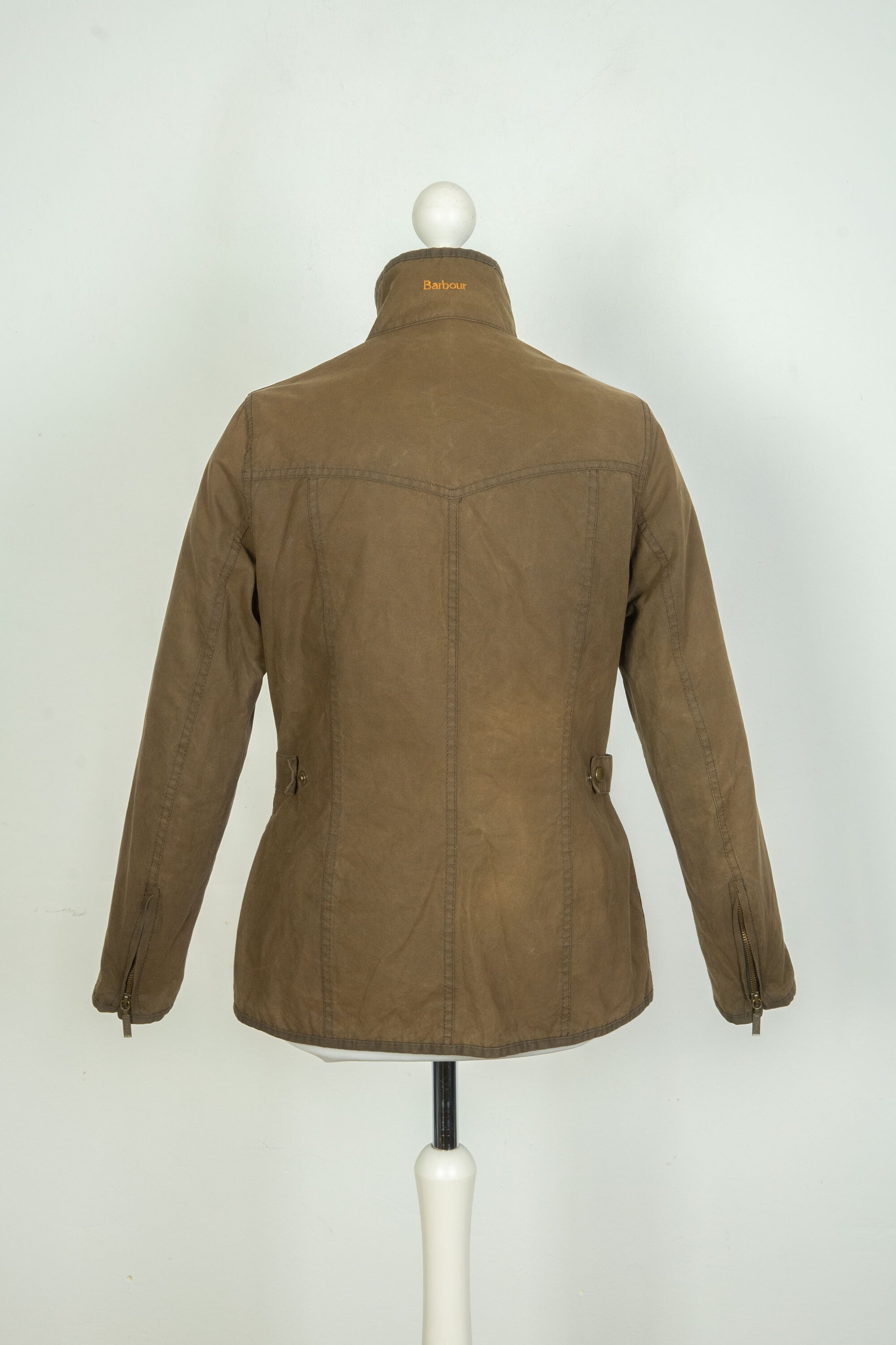 Ladies Barbour Kate Liberty Print Brown Wax Cotton Jacket Size UK 10 US 6 Etsy