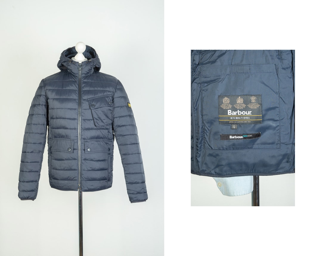 Hooded top barbour jacket