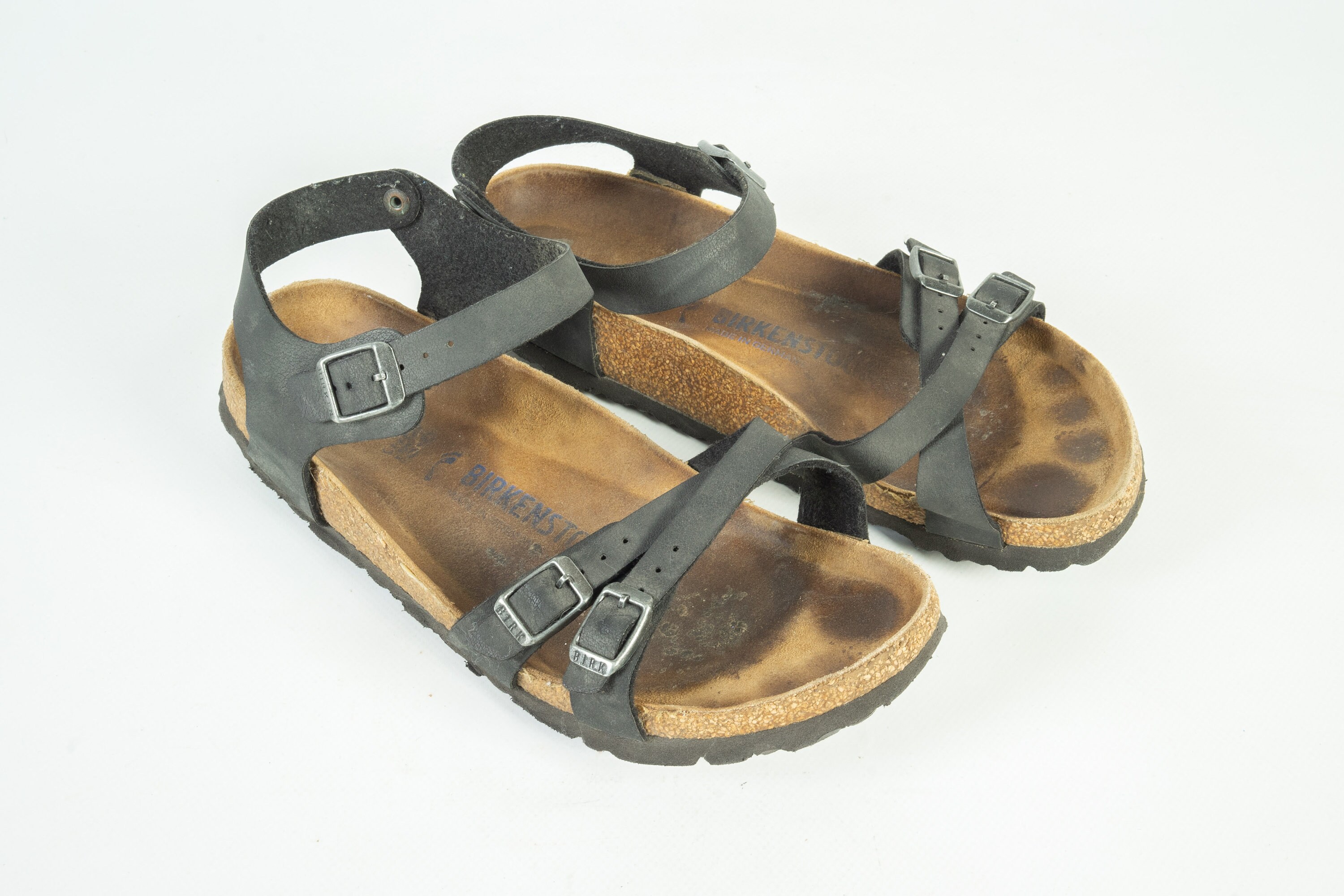 Women s Birkenstock Rio Black Shoes Sandals 39 250 US 8