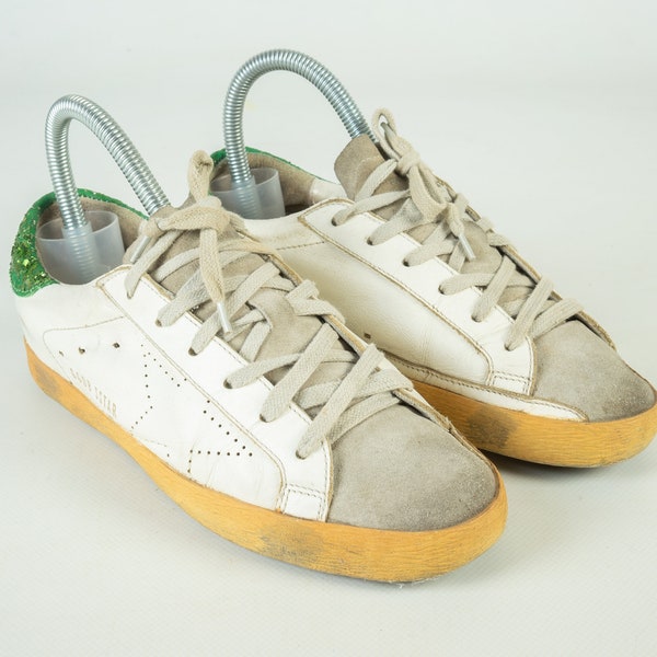 Women's Golden Goose GGDB Sneaker White Shoes Keds Size 36