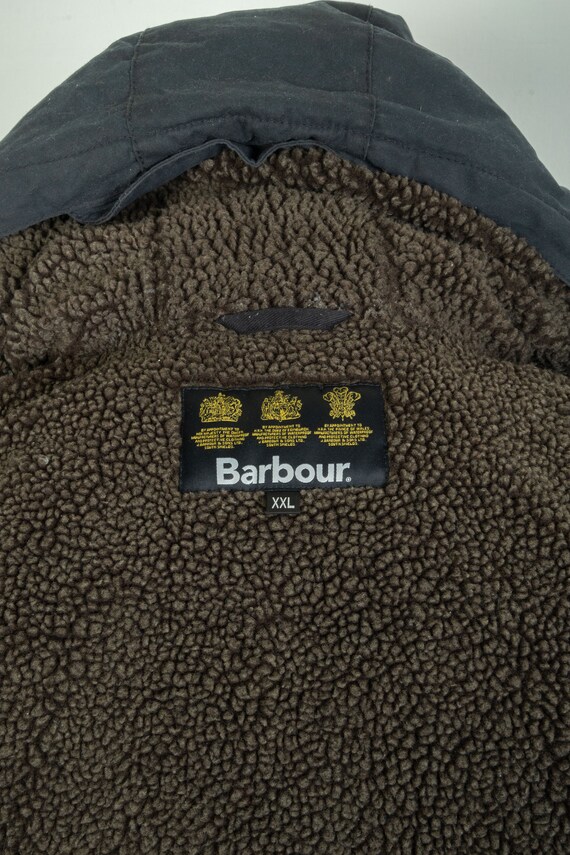 Men's Barbour International Oakum Wax Warm Navy B… - image 7