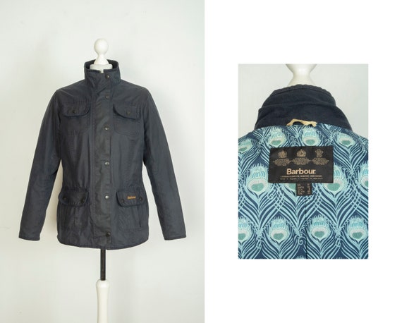 Veste ciree Barbour Kate Liberty bleu pour femme taille UK 12 US 8 Etsy France