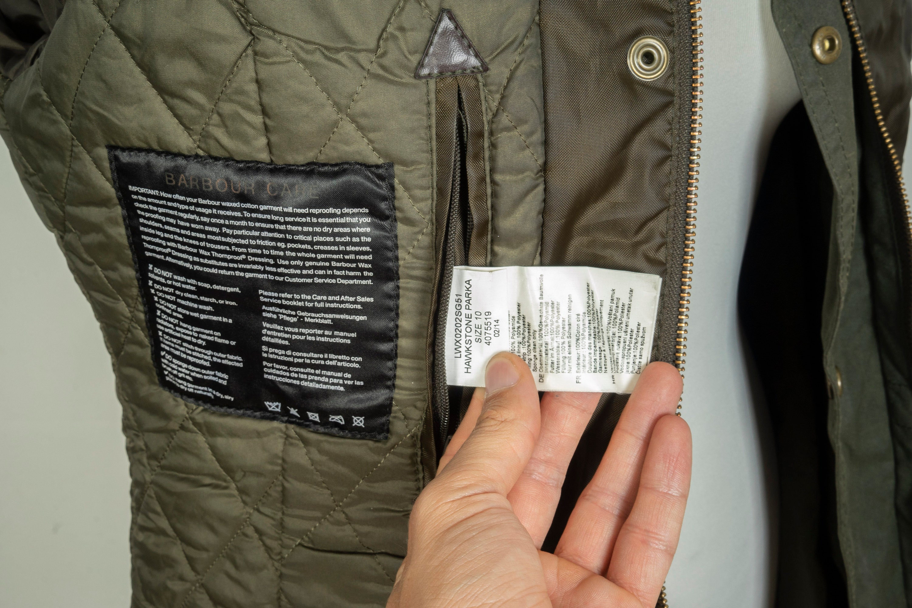 Barbour hawkstone parka hotsell